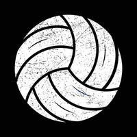 Volleyball ball icon. Vector illustration. Set of isolated volleyball ball icons. Black volleyball ball symbol