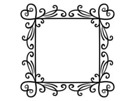 Love Frame Background for Valentines Day vector