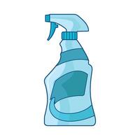 illustration of spray bottle vector