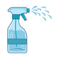 illustration of spray bottle vector