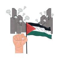 free palestine illustration vector