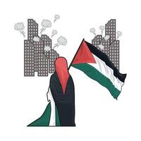 free palestine illustration vector