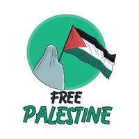 free palestine illustration vector