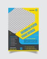 Luxury Corporate Business Flyer and Modern Business A4 Poster Unique Business Agency Flyer vector
