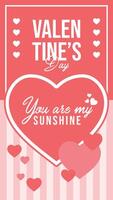 Happy Valentine's Day Card vector