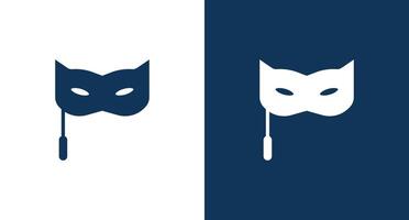 Eye mask icon illustration isolated vector sign symbol