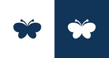 mariposa icono para web y móvil vector