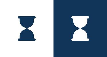 Hourglass icon for web and mobile vector