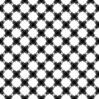 Black seamless abstract pattern. Overlay for background and backdrop. Ornamental design. PNG graphic illustration with transparent background.