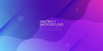 Dynamic purple gradient abstract background with circle pattern and wave shape. Purple gradient colorful background. Eps10 vector