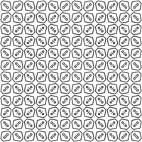 Black seamless abstract pattern. Overlay for background and backdrop. Ornamental design. PNG graphic illustration with transparent background.