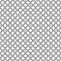 Black seamless abstract pattern. Overlay for background and backdrop. Ornamental design. PNG graphic illustration with transparent background.