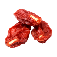 AI generated Sun dried tomatoes isolated on transparent background png