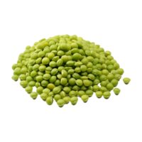 AI generated Mung beans isolated on transparent background png