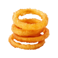 AI generated Fried onion ring isolated on transparent background png