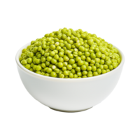 AI generated Mung beans isolated on transparent background png