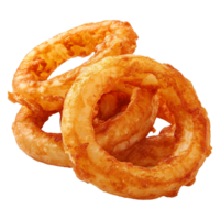 AI generated Fried onion ring isolated on transparent background png