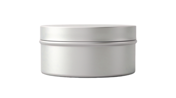AI generated white container with lid on a transparent background png