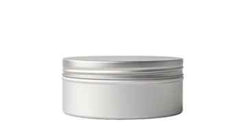 AI generated white container with lid on a transparent background png