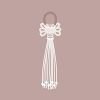 Macrame simple element vector