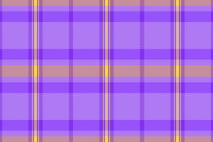 Check tartan seamless of textile plaid pattern with a vector background texture fabric.