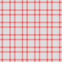Pastel tartan texture seamless, elegance fabric pattern check. Damask vector plaid background textile in gainsboro and red colors.
