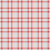 Pastel tartan texture seamless, elegance fabric pattern check. Damask vector plaid background textile in gainsboro and red colors.