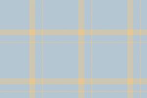 Plaid background, check seamless pattern in blue. Vector fabric texture for textile print, wrapping paper, gift card or wallpaper.