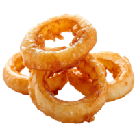 AI generated Fried onion ring isolated on transparent background png