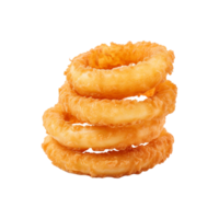 AI generated Fried onion ring isolated on transparent background png