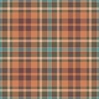 Plaid seamless pattern. Check fabric texture. Vector textile print.