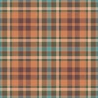 Plaid seamless pattern. Check fabric texture. Vector textile print.