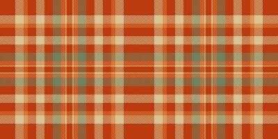 Chinese new year fabric textile pattern, punk tartan seamless background. Layout plaid texture vector check in orange and amber colors.