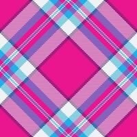 Tartan seamless texture of plaid vector background with a textile check fabric pattern.