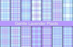 Gentle lavender plaid bundles, textile design, checkered fabric pattern for shirt, dress, suit, wrapping paper print, invitation and gift card. vector