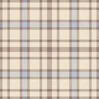 Vector seamless background of check pattern tartan with a textile fabric plaid texture.