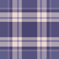 Repetitive texture vector fabric, vivid textile pattern background. Dimensional check seamless tartan plaid in indigo and light colors.