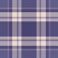 Repetitive texture vector fabric, vivid textile pattern background. Dimensional check seamless tartan plaid in indigo and light colors.