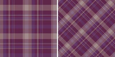 Seamless texture vector of background check plaid with a textile fabric tartan pattern. Set in skin colors. Casual menswear fashion for daily style.