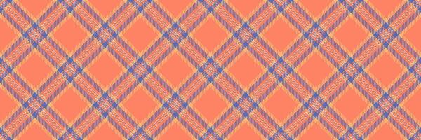 Autumn background seamless pattern, vogue plaid textile fabric. Birthday texture check tartan vector in red and blue colors.