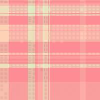 Seamless textile background of tartan texture check with a plaid pattern vector fabric.