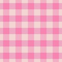 Geometry check plaid pattern, celebrate background vector fabric. December textile seamless tartan texture in pink and light colors.