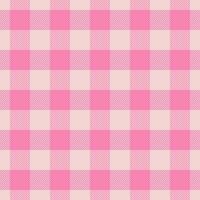 Geometry check plaid pattern, celebrate background vector fabric. December textile seamless tartan texture in pink and light colors.