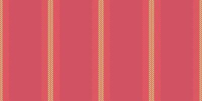 Eps10 stripe background vector, customize lines seamless vertical. India fabric pattern textile texture in red and yellow colors. vector