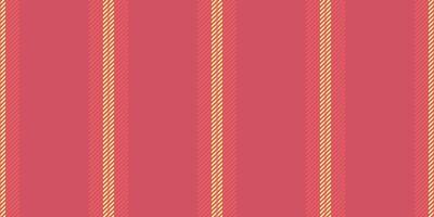 Eps10 stripe background vector, customize lines seamless vertical. India fabric pattern textile texture in red and yellow colors. vector