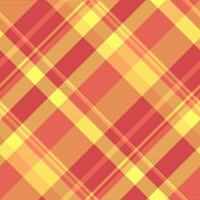 Tartan check pattern of plaid background texture with a seamless fabric textile vector. vector