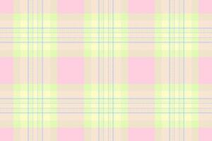 Textile plaid texture of vector seamless check with a pattern tartan background fabric.