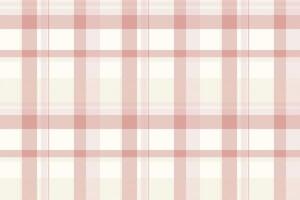 Textile seamless pattern of tartan check vector with a background fabric plaid texture.