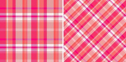 Vector plaid texture of seamless fabric textile with a pattern check tartan background.