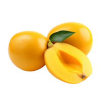 AI generated Fresh group oriental pear png isolated on transparent background